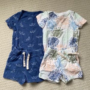 Baby Gap baby boy matching shorts sets